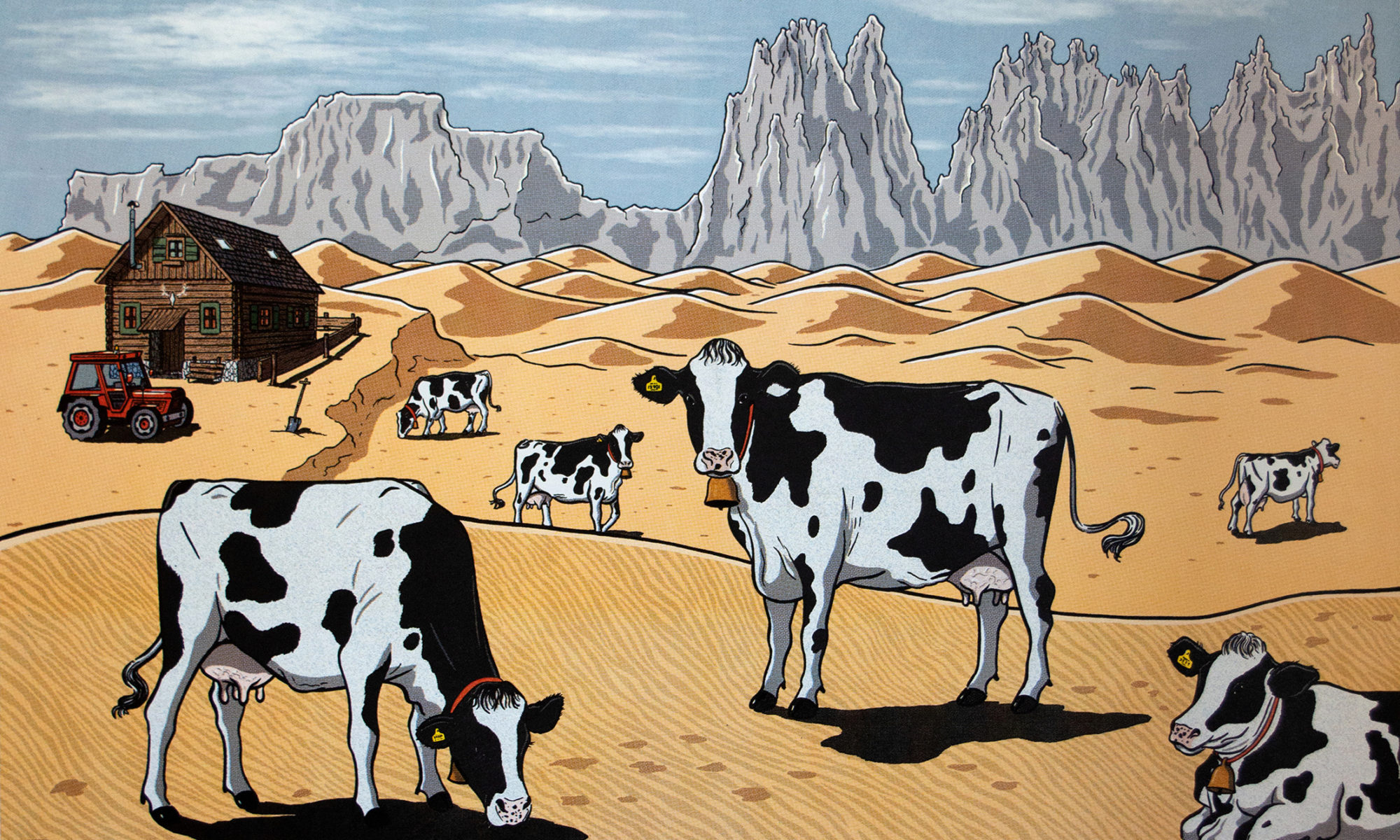 COWS IN THE DESERT (Verwüstung)