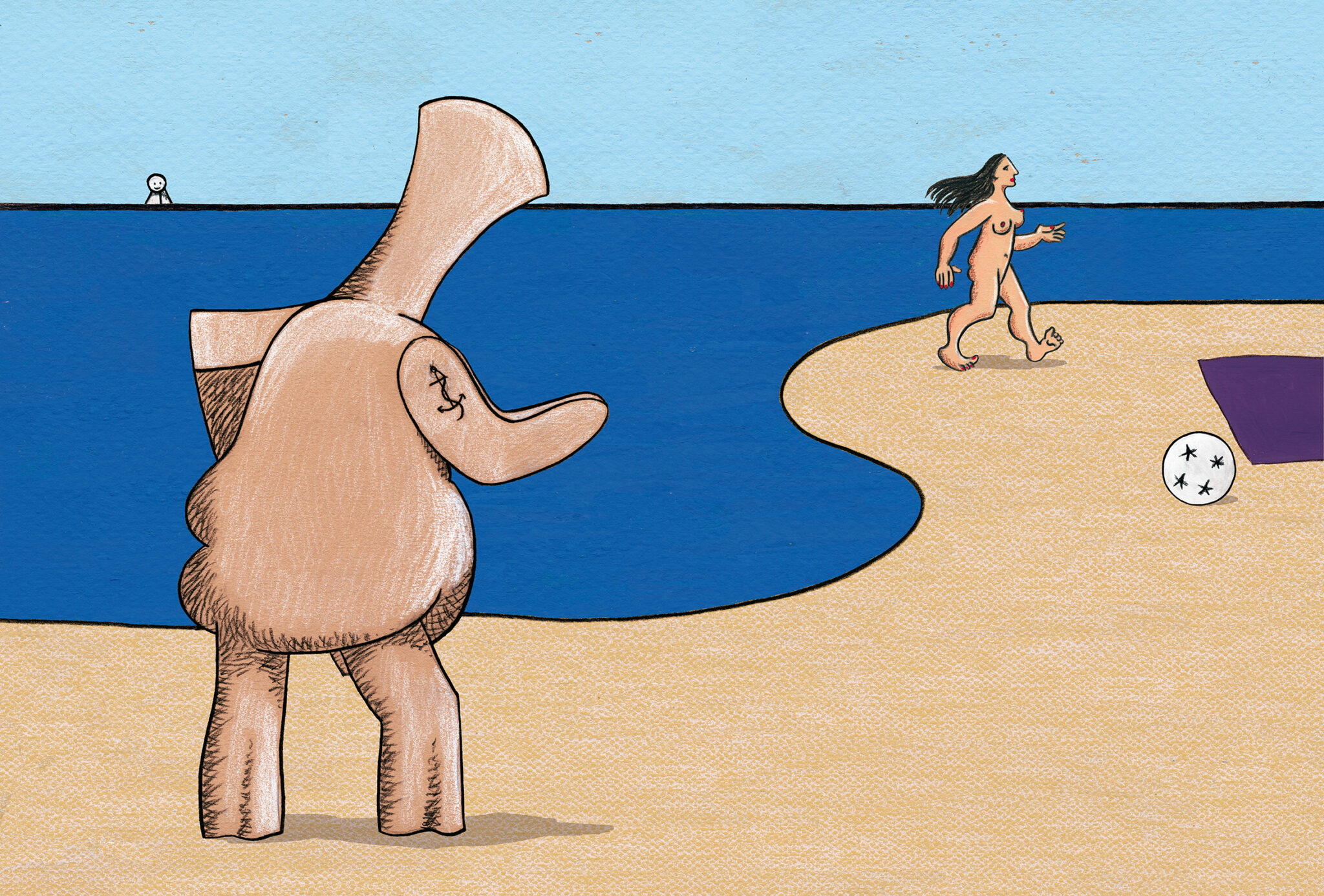 ON THE BEACH