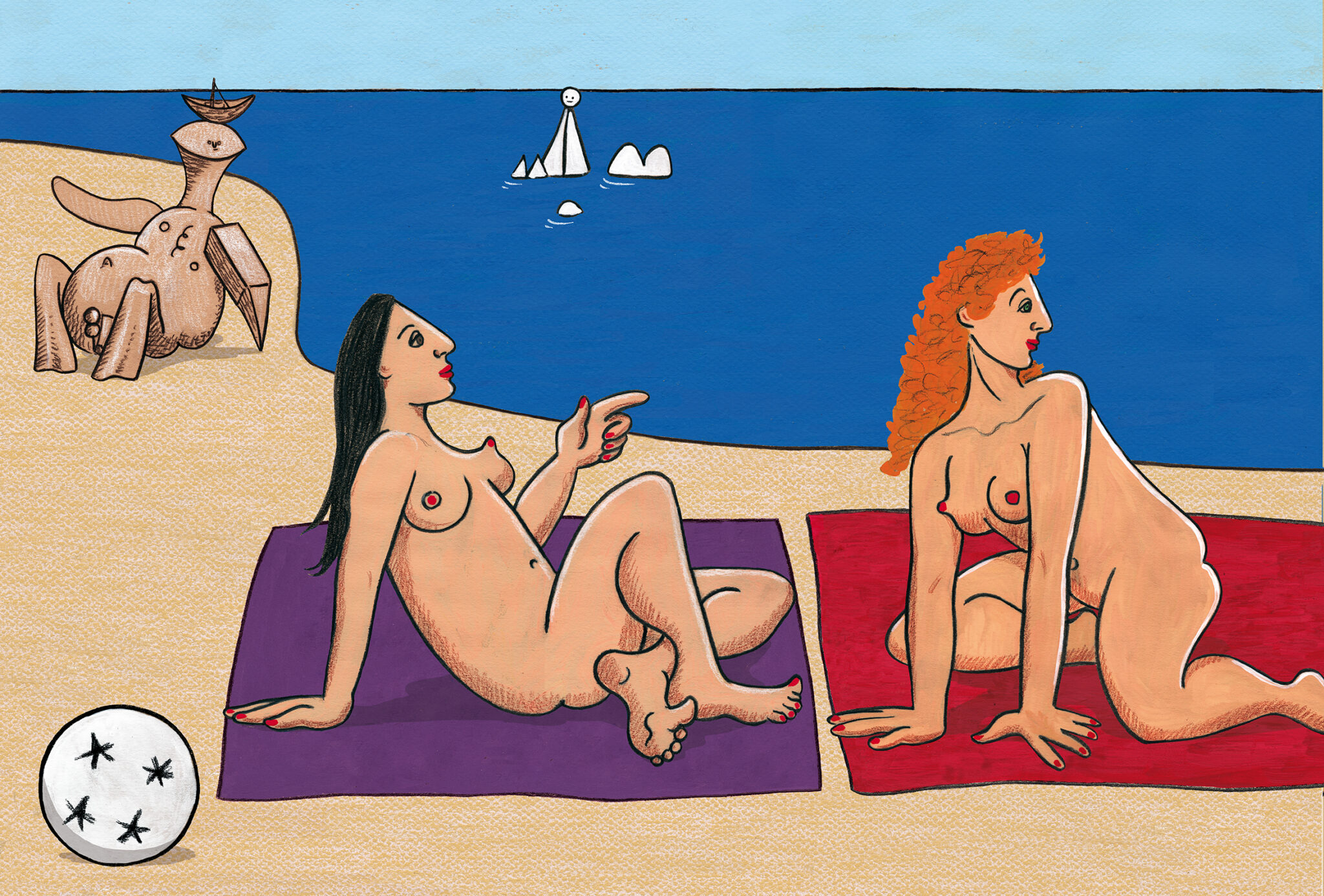 ON THE BEACH