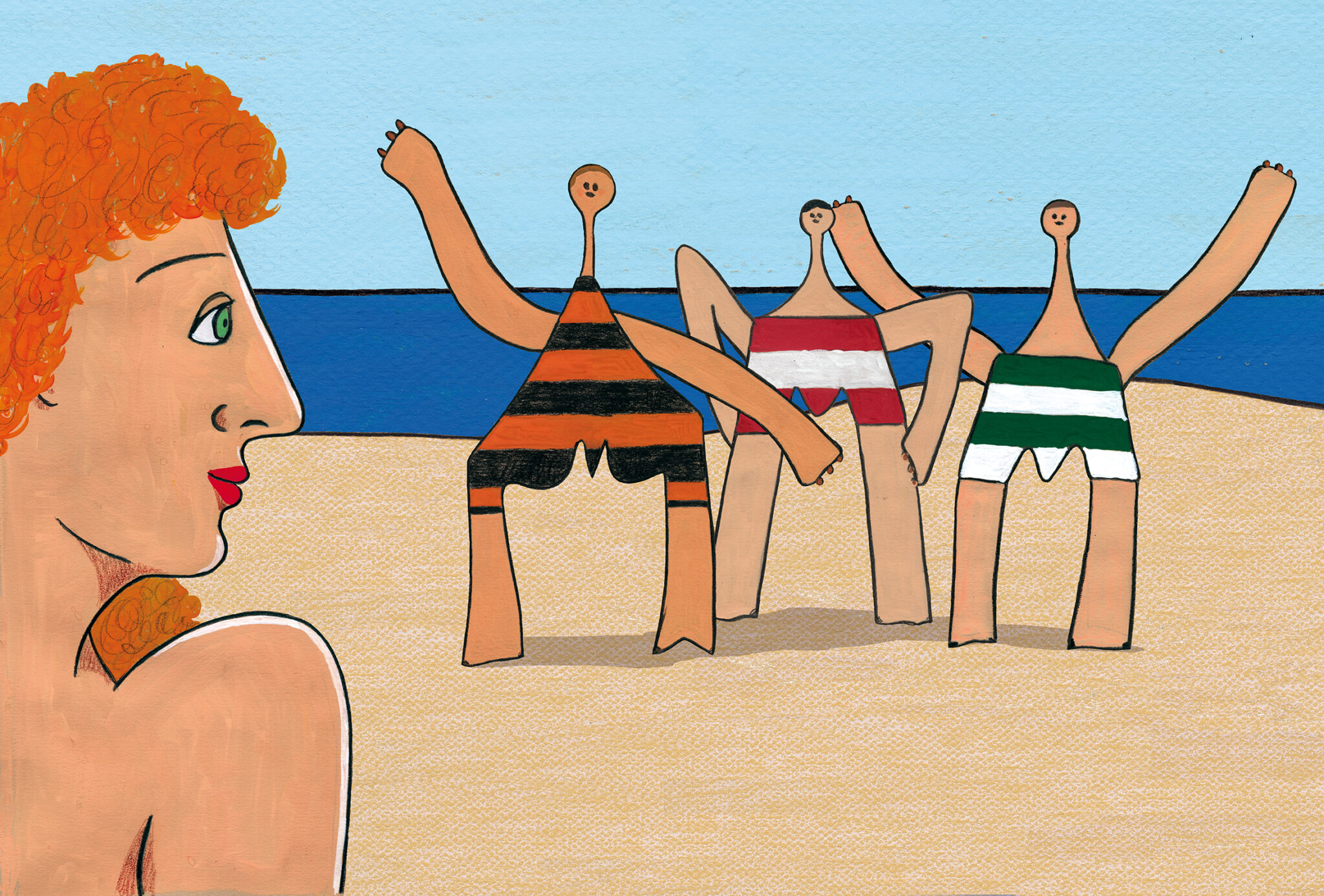 ON THE BEACH