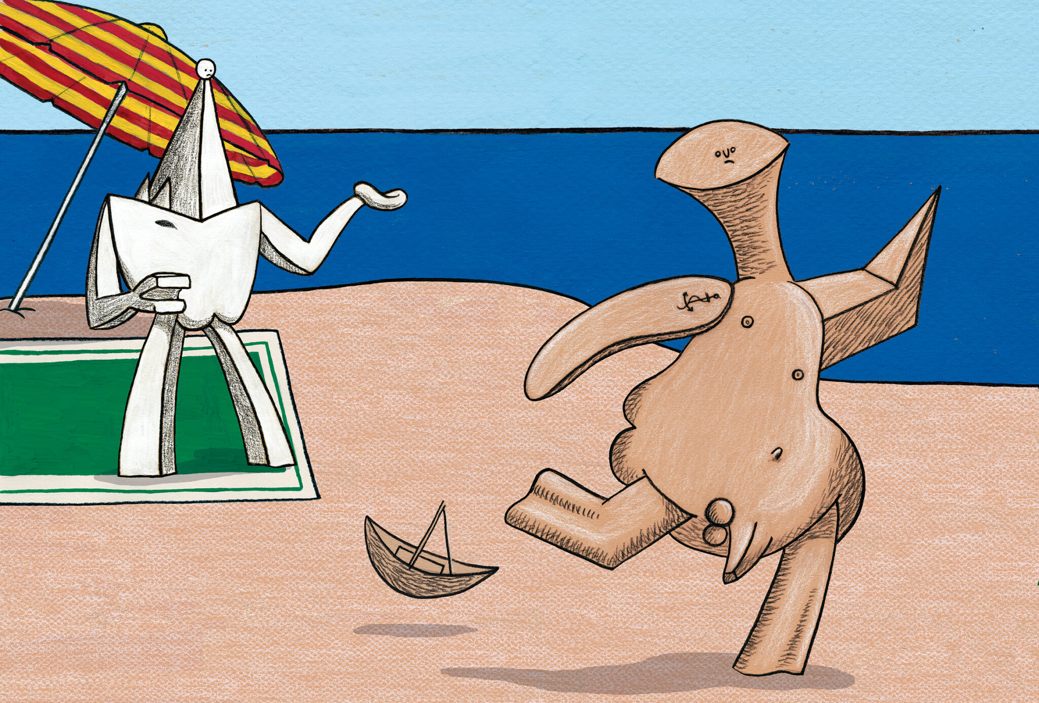 ON THE BEACH