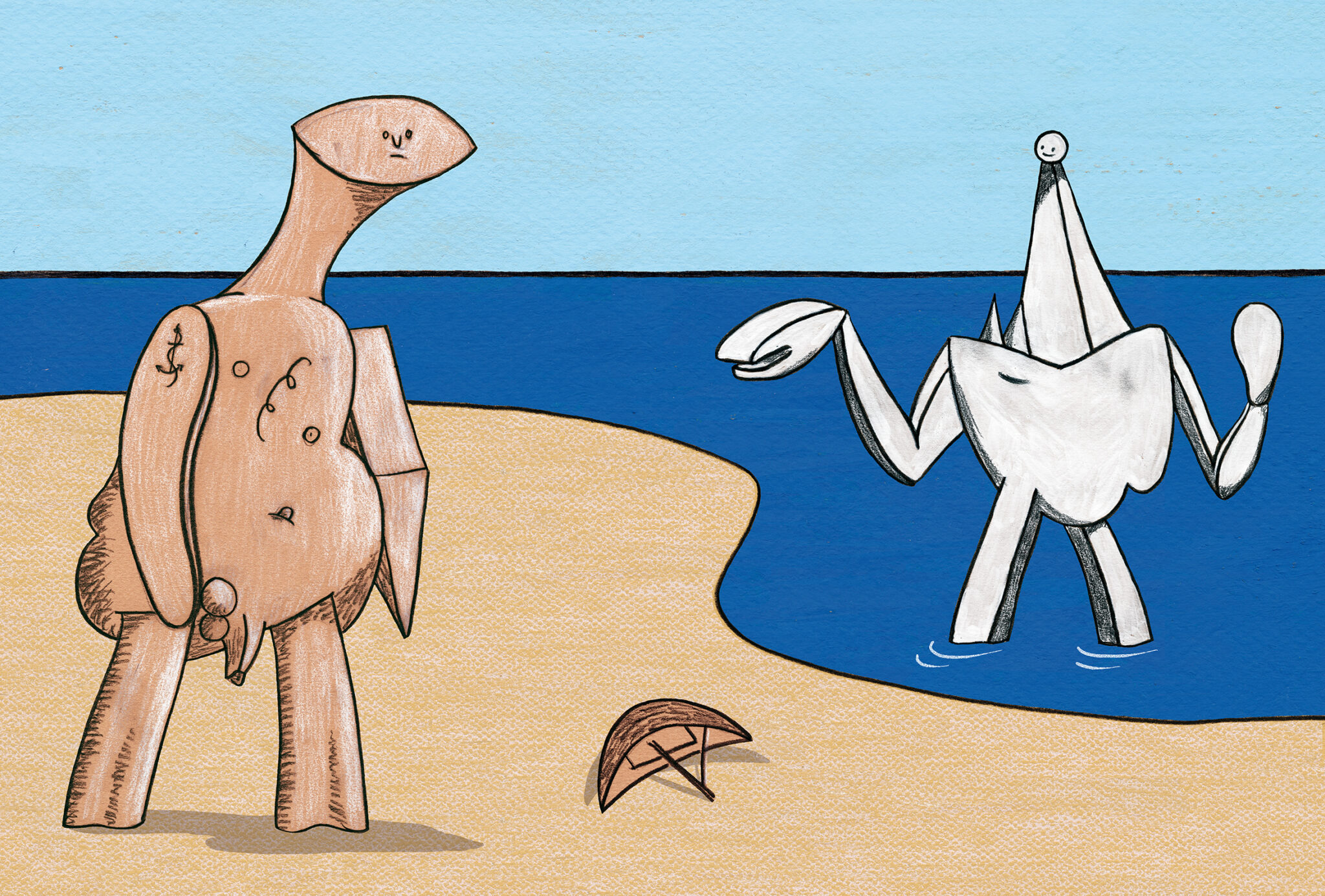 ON THE BEACH