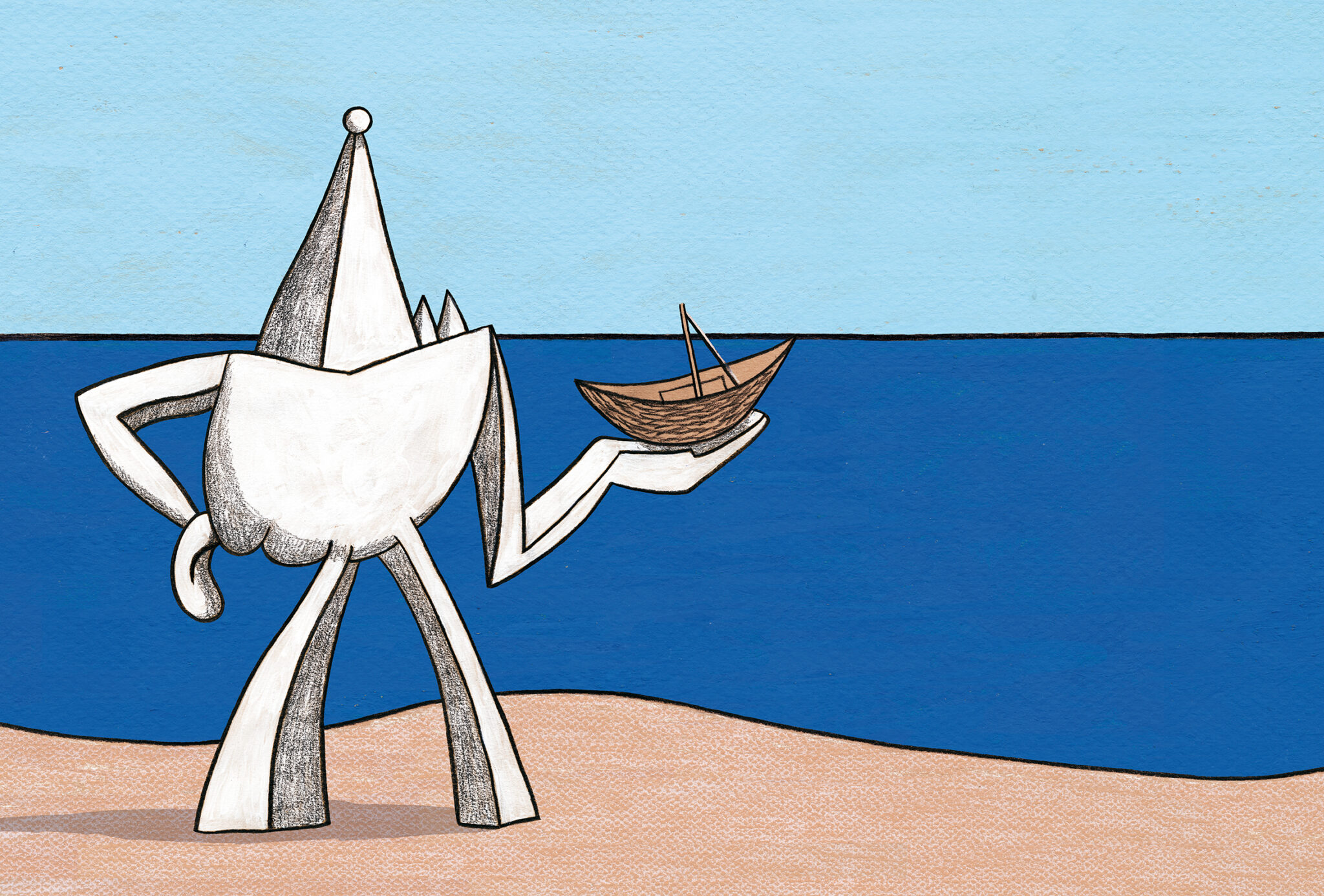 ON THE BEACH