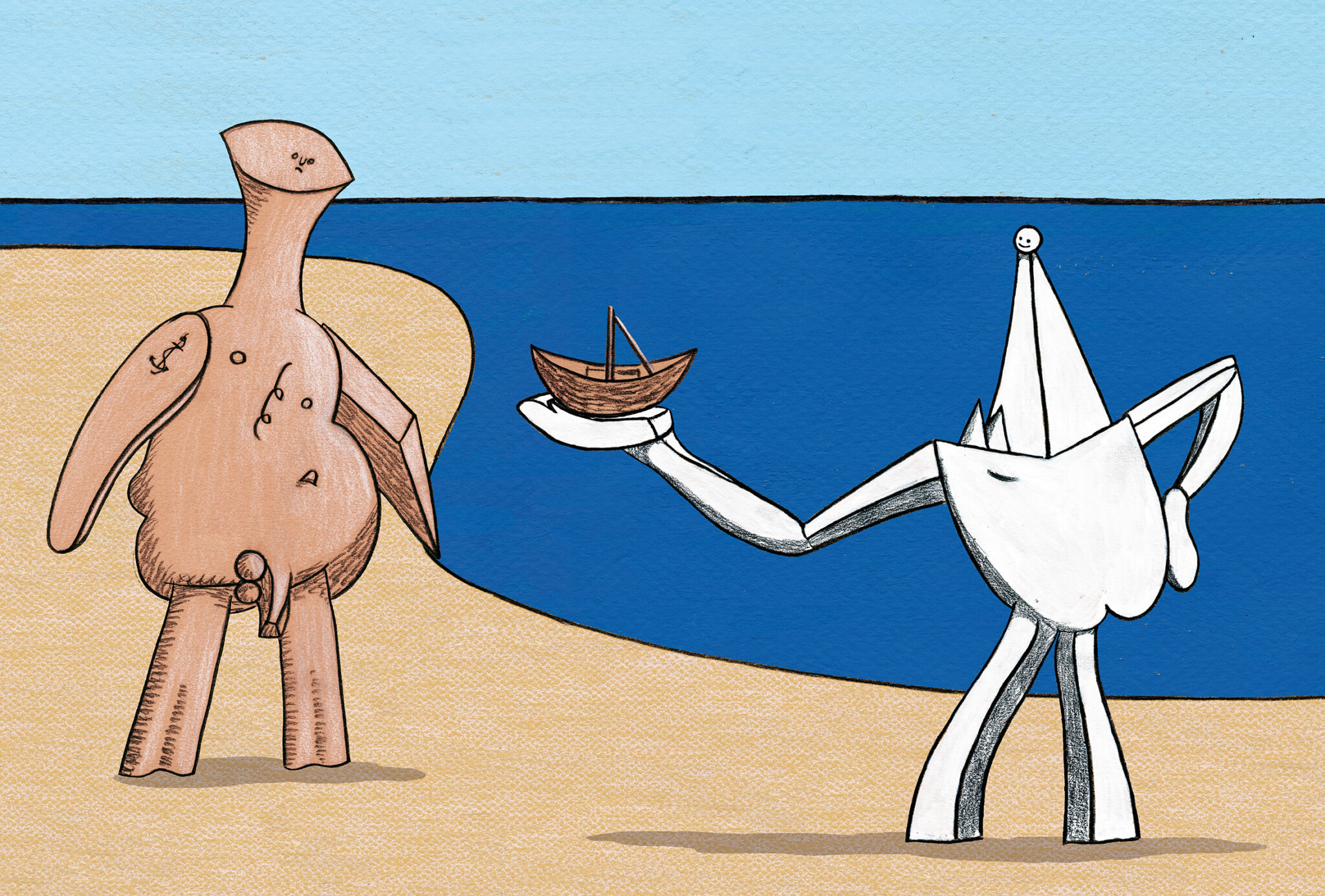 ON THE BEACH