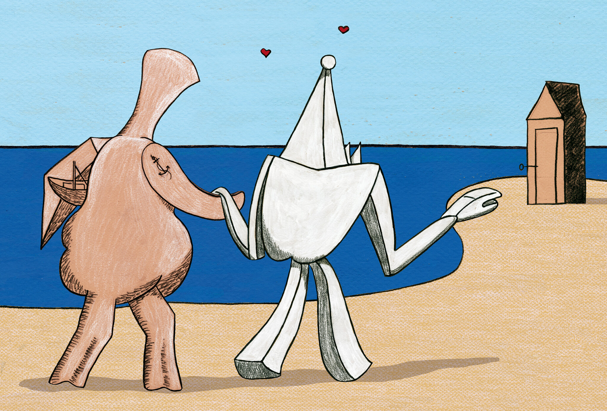 ON THE BEACH