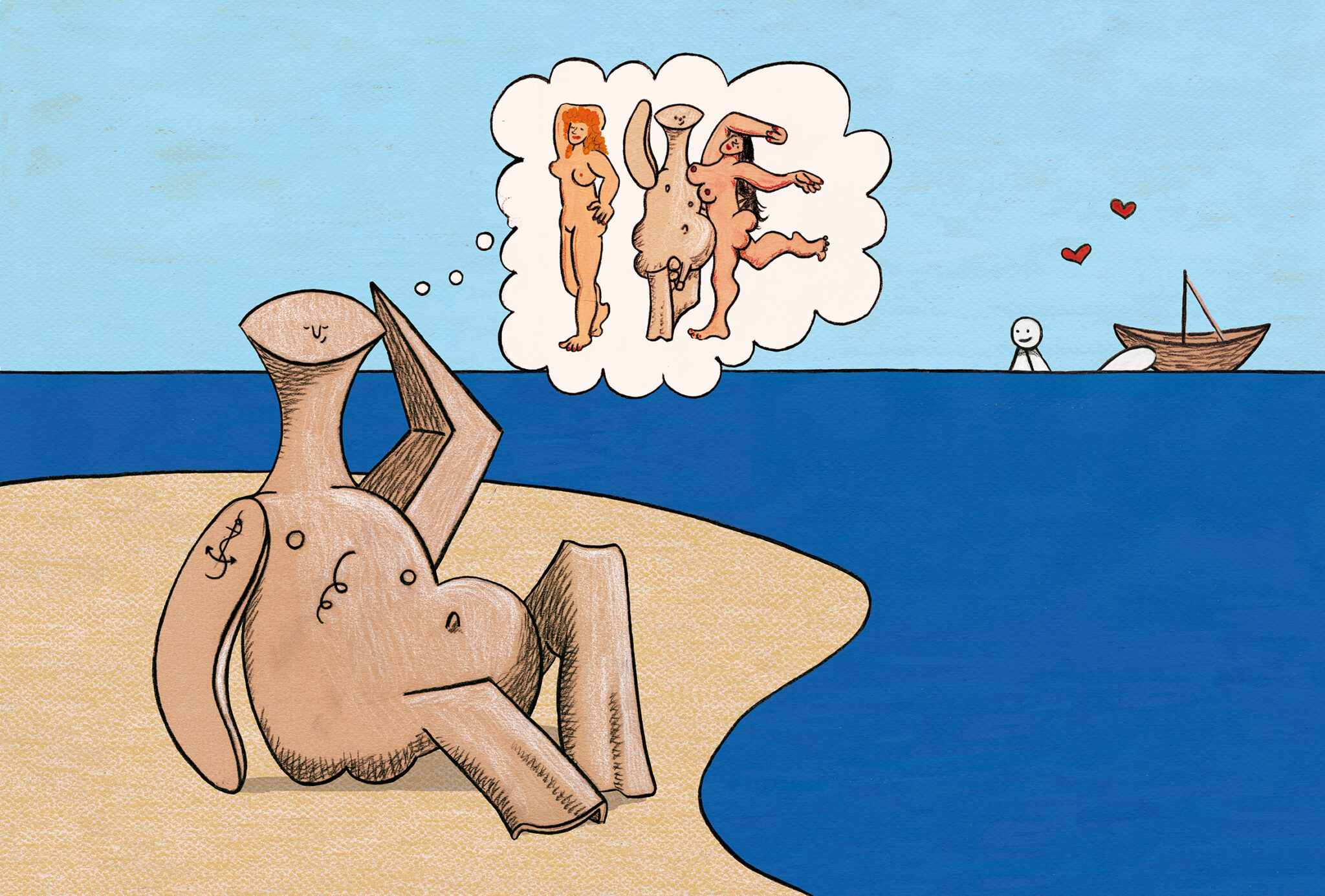 ON THE BEACH
