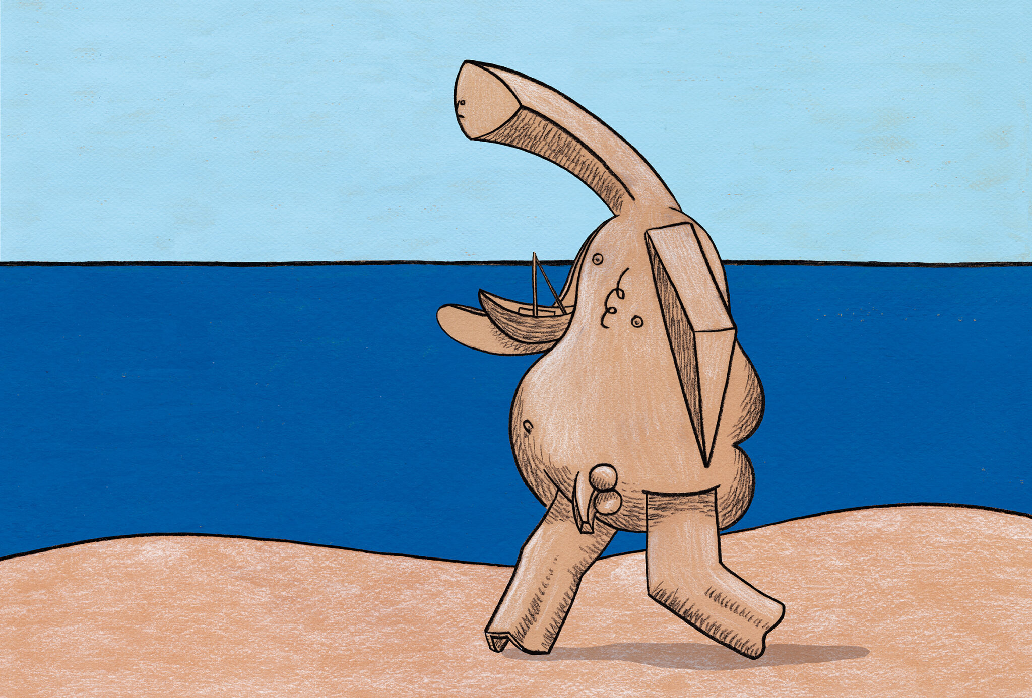 ON THE BEACH
