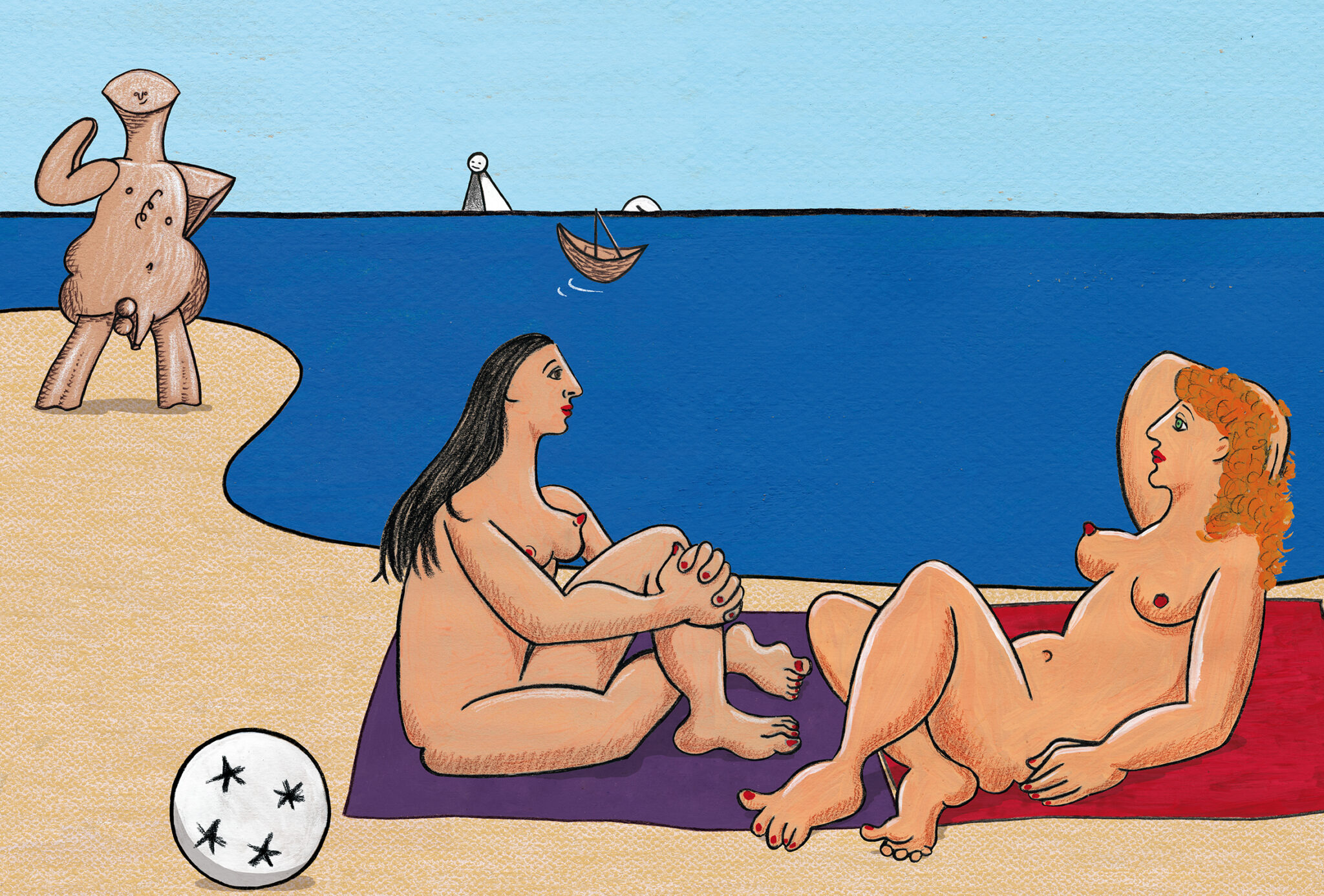 ON THE BEACH