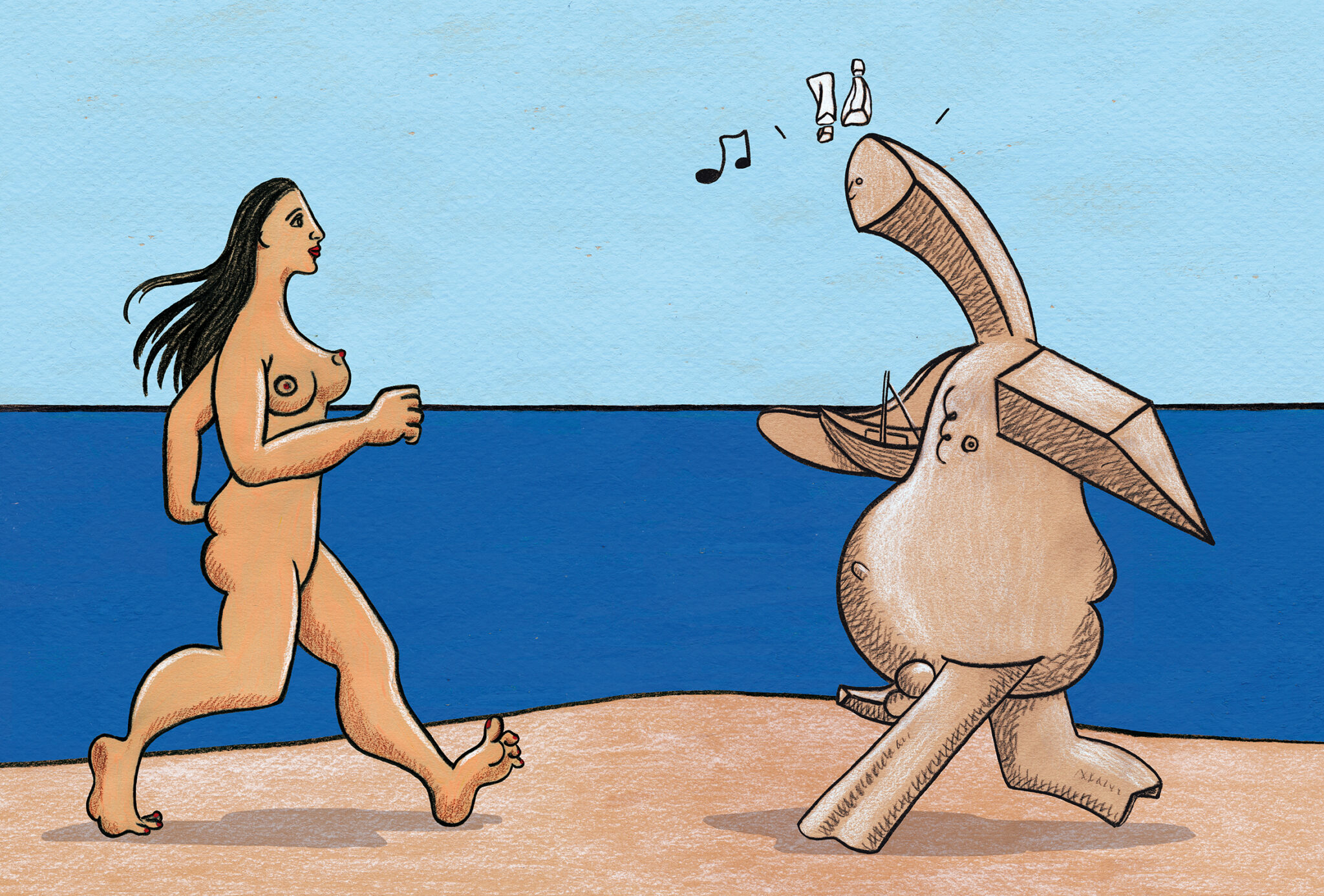 ON THE BEACH