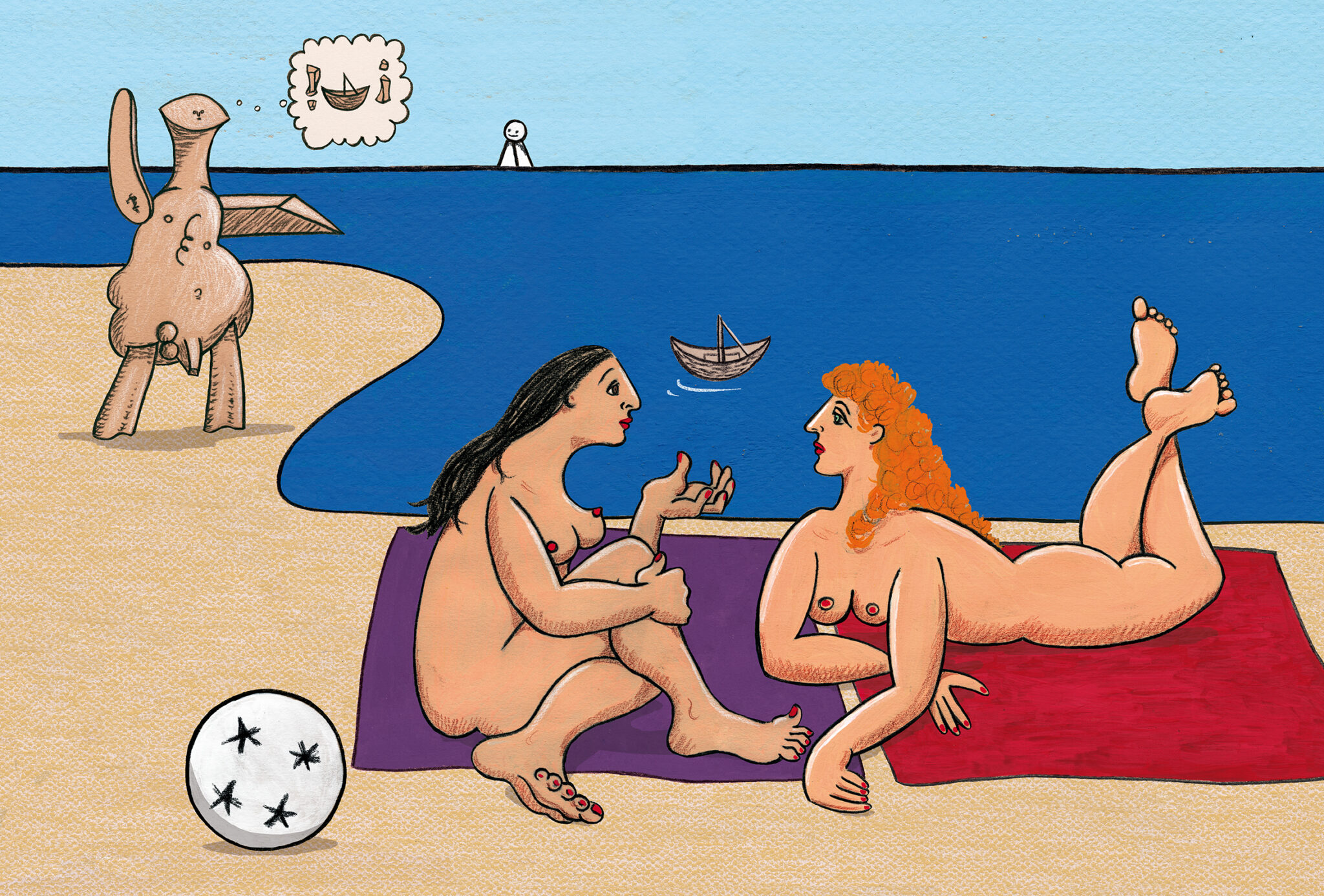 ON THE BEACH