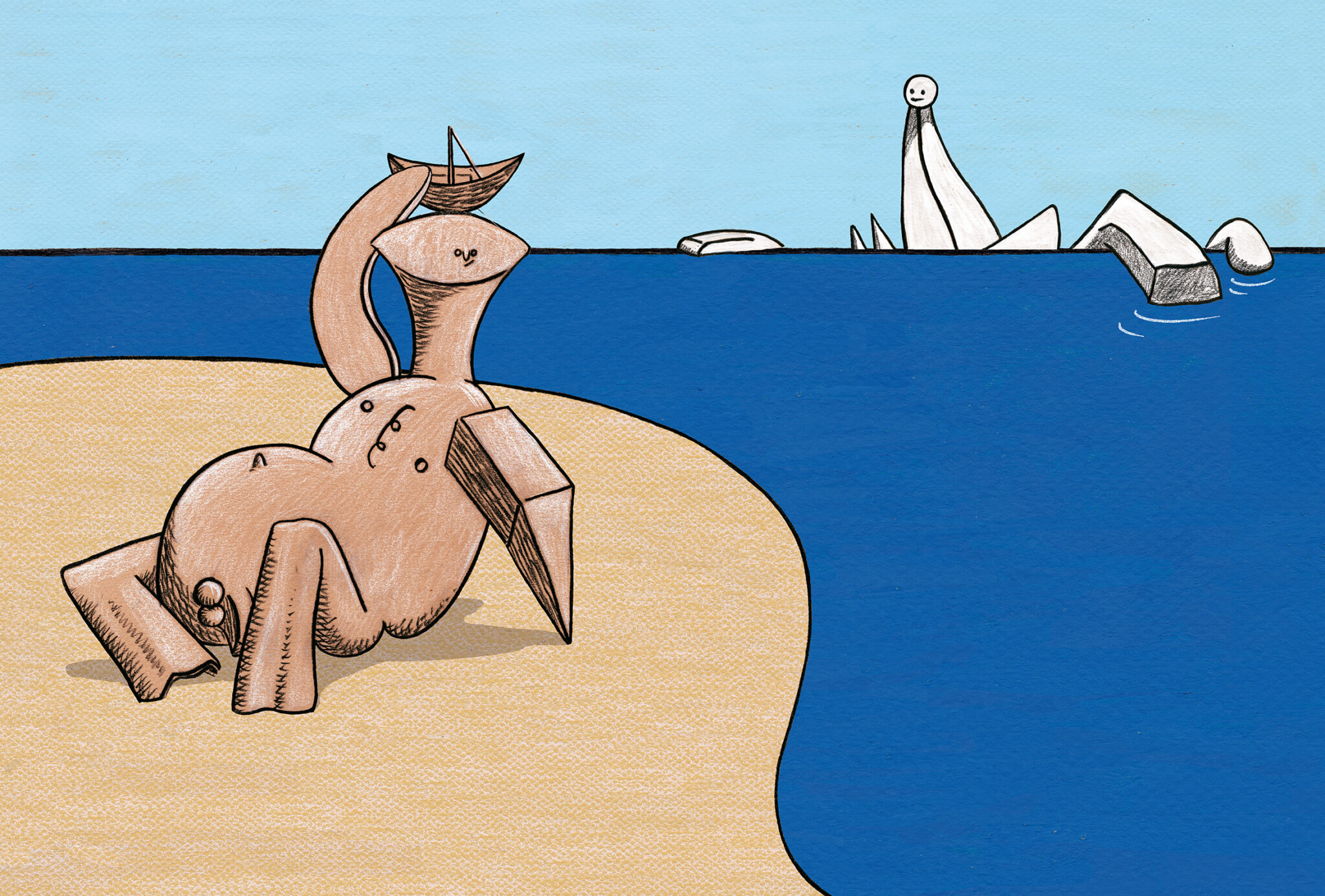 ON THE BEACH